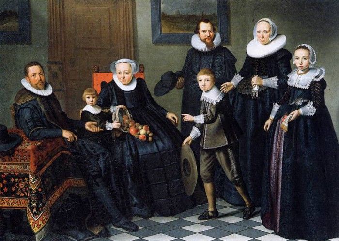 Sandvoort van Dirck Family group Sun. Sandvoort,  