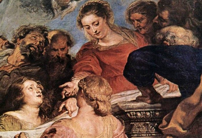 Rubens Assumption of the Virgin 1626 detail2. ,  