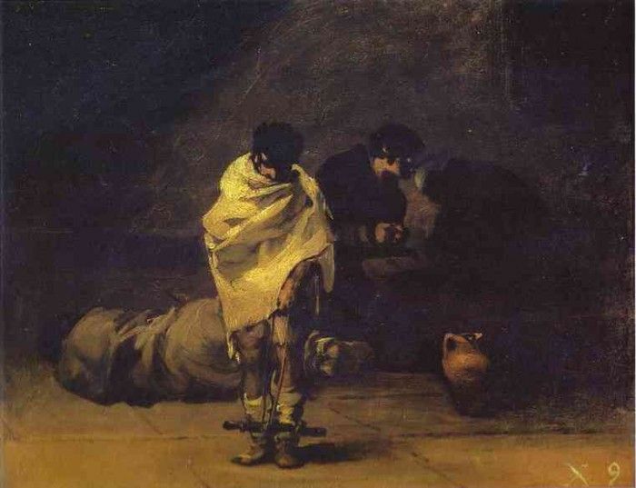 Francisco de Goya - Prison Scene.   ,  