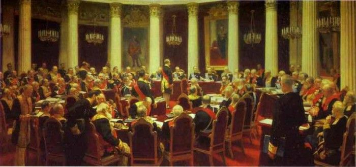 1900 Ceremonial session of the State Council. ,  