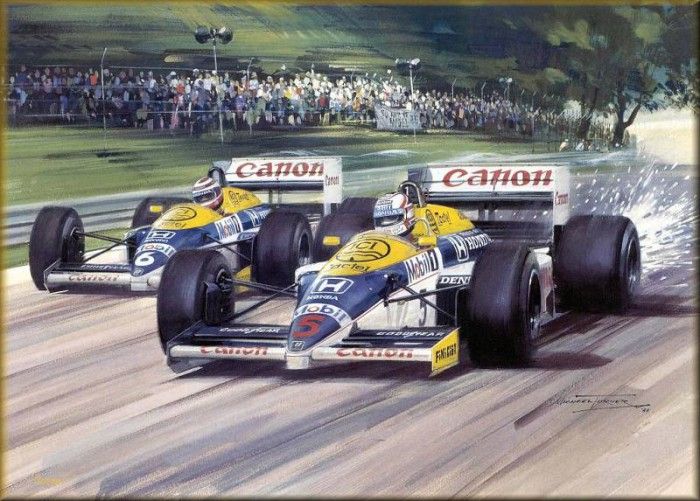 CorsaScan 036 Mansell And Piquet British GP 1986. , 