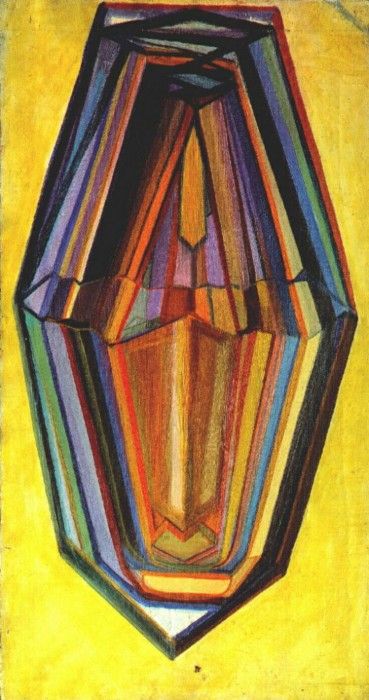 matiushin self-portrait (crystal) 1917. 