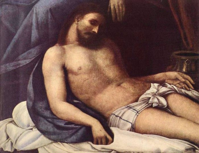 Piombo Sebastiano del Deposition detail1. ,  