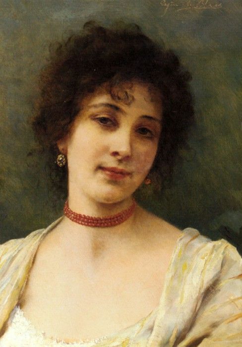 Blass Eugene De An Elegant Lady. Blaas,  