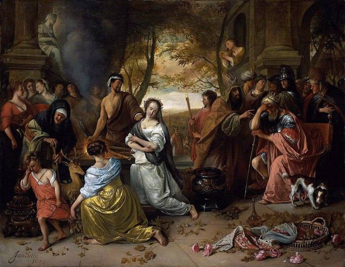 Steen Jan The sacrifice of Iphigenia 1 Sun. , 