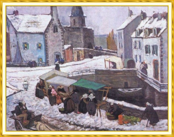 PrestonMayWilson FrenchVillageScene-We. ,  