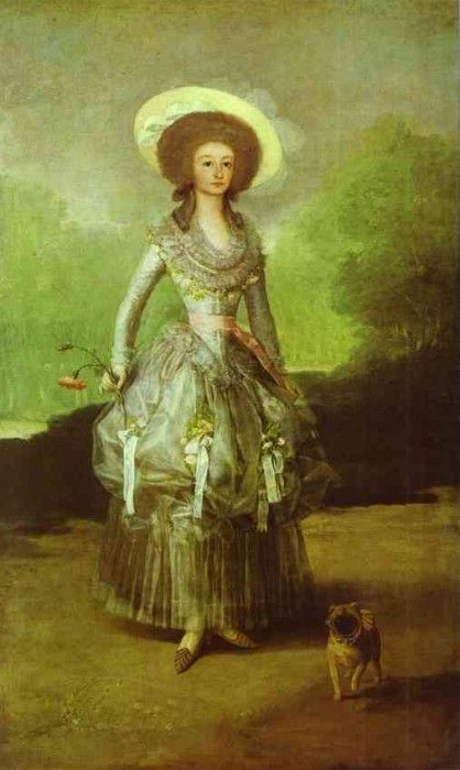 Francisco de Goya - The Marquesa de Pontejos.   ,  