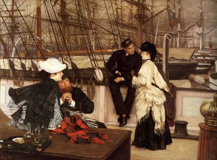 The Captain and the Mate. Tissot Jacques Joseph