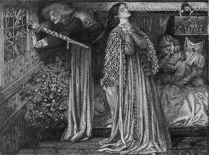 Rossetti Sir Launcelot in the Queen-s Chamber. ,  