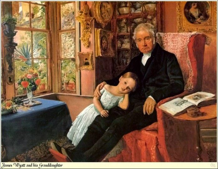 Republica SWD 024 John Everett Millais-Wyatt & Gdaughter. , 