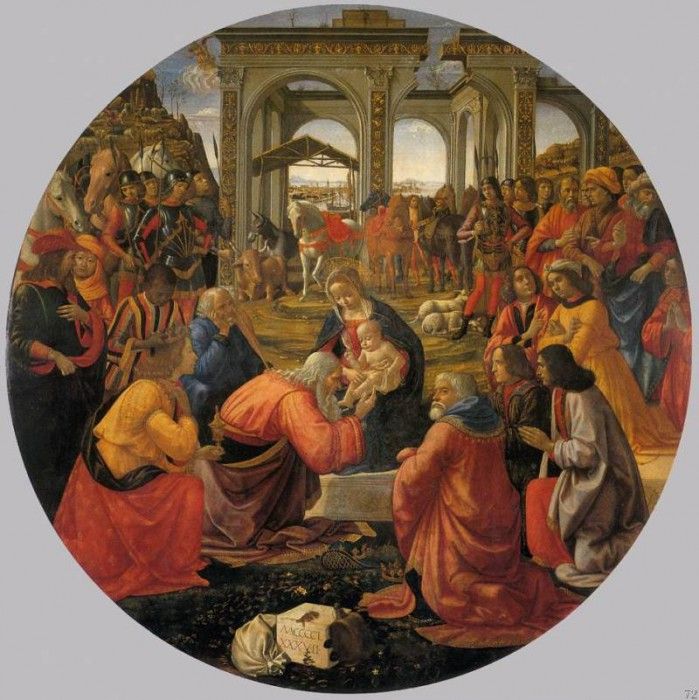 GHIRLANDAIO Domenico Adoration Of The Magi 1487. , 