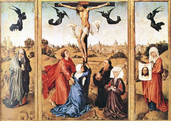 Triptych of the Holy Cross EUR. Vanderweyden, Rogier