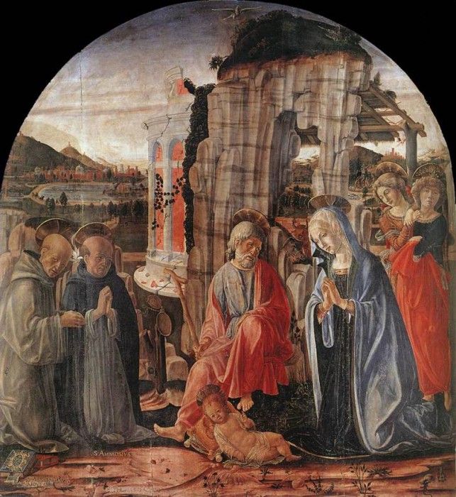 FRANCESCO DI GIORGIO MARTINI Nativity 1475.    