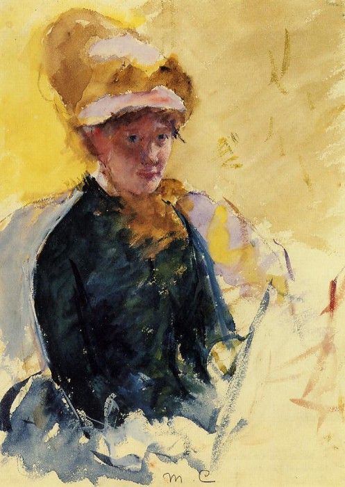 Cassatt Mary Self Portrait.  