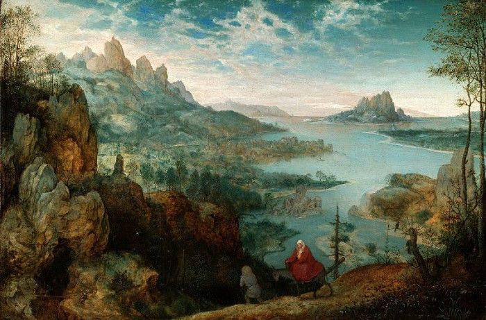      [Landscape with the Flight into Egypt] 1563, 3756,   . ,  