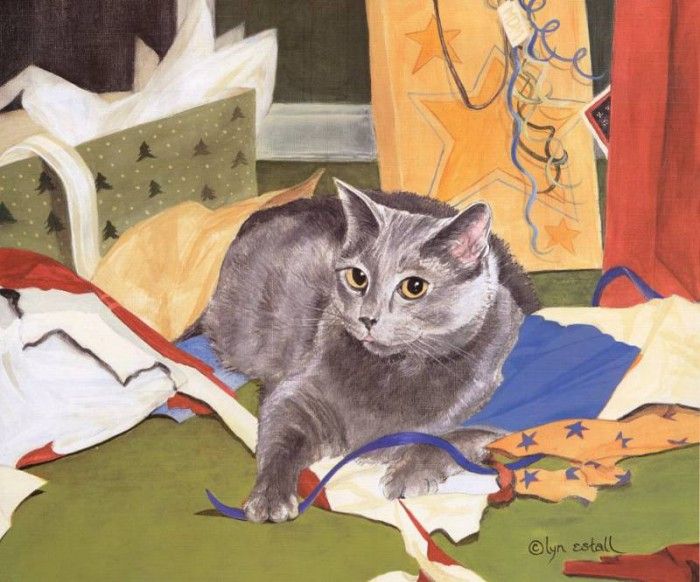 Lyn Estall - Merry Cat Mess, De. Estall, 