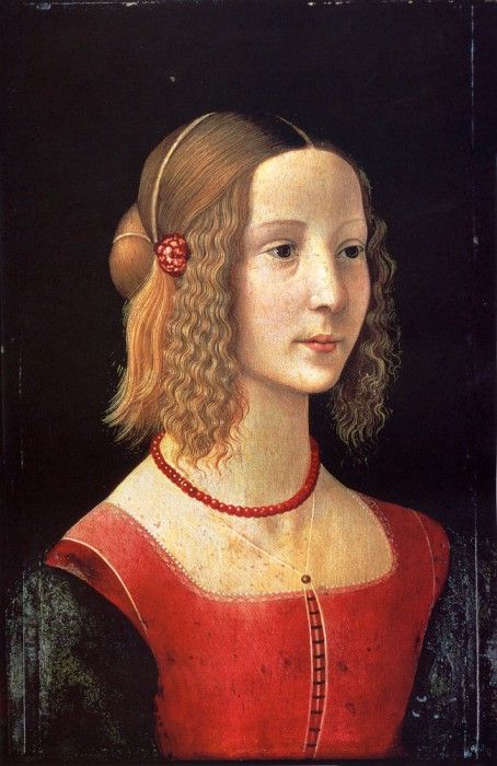 Ghirlandaio Domenico Portrait Of A Girl. , 