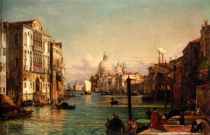 Friedrich Nerly Der Canale Grande Venedig. Nerly, ������� �������
