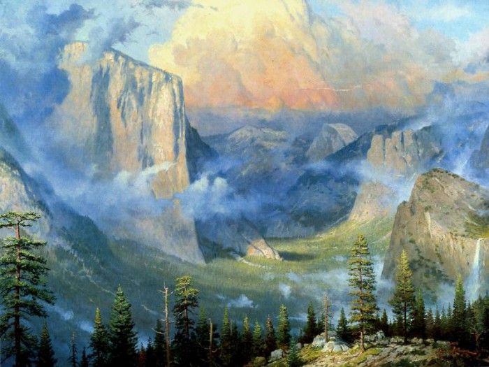 JLM-Thomas Kinkade-Yosemite.  