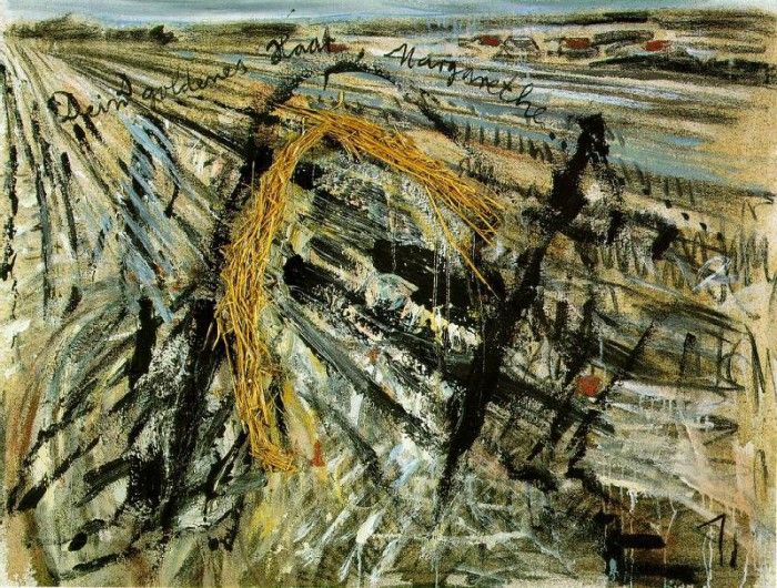 Kiefer Your golden hair, Margarete, 1981 (320 Kb)  Oil, emul. , 