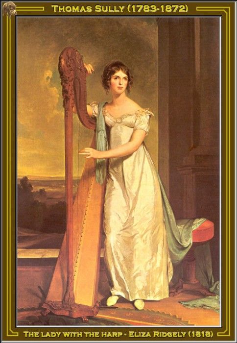 Thomas Sully-The Lady With The Harp (1818) Po Amp 021. , 