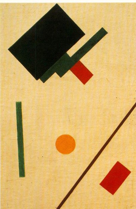 Malevitj Suprematist composition 1915, Fine Arts Museum, Tul. , 