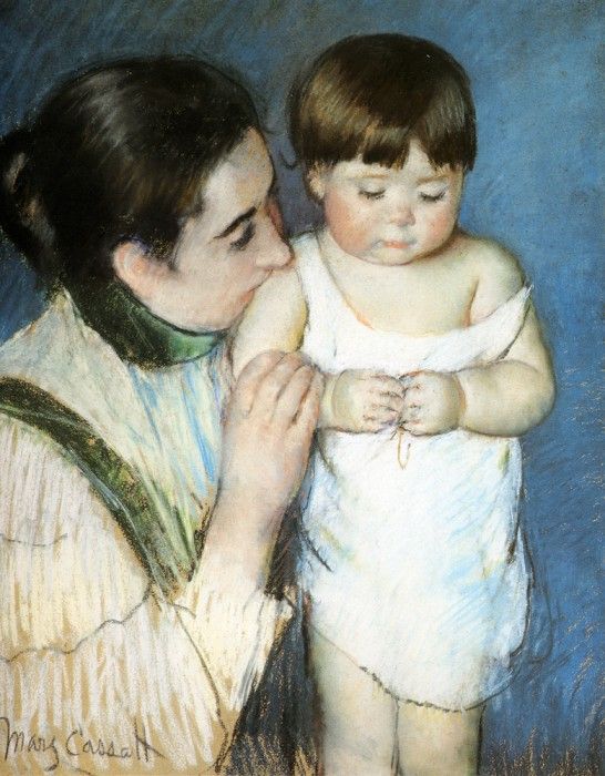 Cassatt Mary Young Thomas And His Mother.  