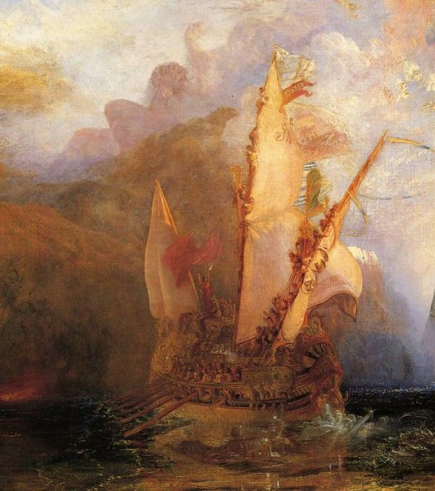 Turner Joseph Mallord William Odysseus Deriding Polyphemus detail1. ,   