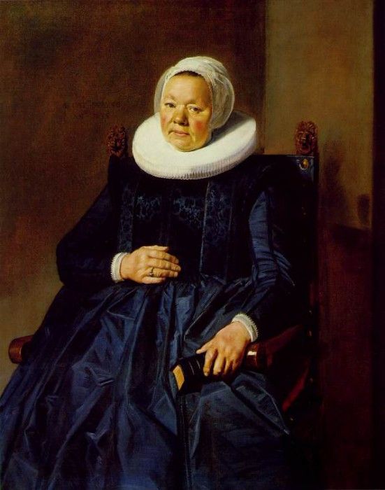 Hals Portait of a woman 1635, Frick Collection, New York. , 