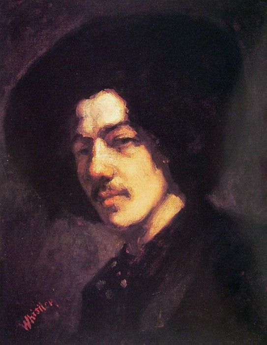 Portrait of Whistler with Hat. ,   