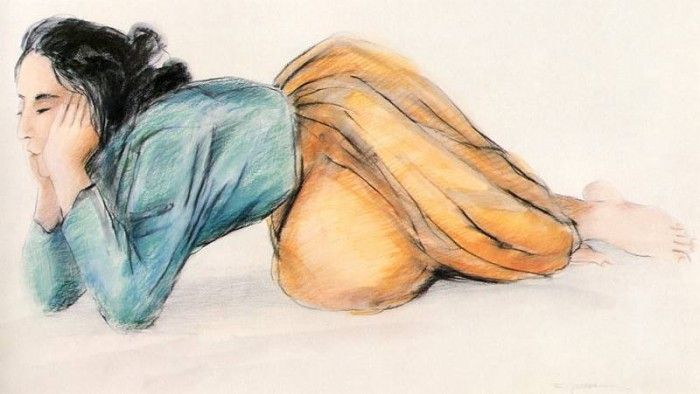 Gorman, RC - Reclining Girl (end. ������, ���� �������