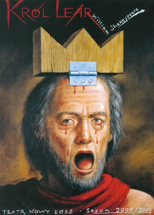 am-Rafal Olbinski King Lear. Olbinski, 