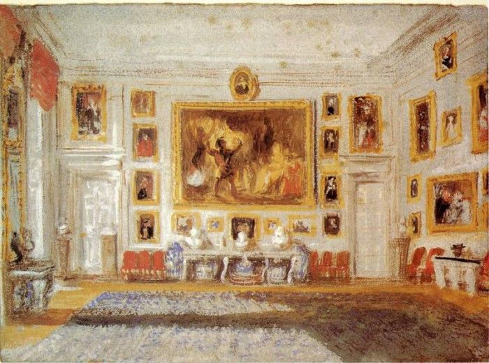 Turner Joseph Mallord William Petworth the Drawing room. ,   