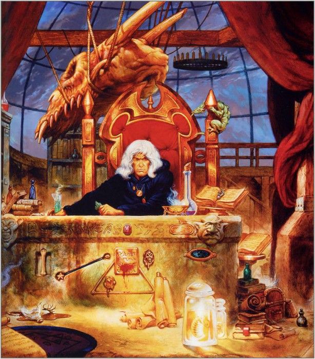Jeff Easley Raistlin In The Tower Of High Sorcery - Xxx 0347 . , 