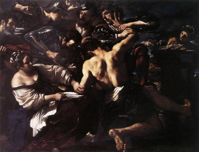Guercino Samson Captured by the Philistines. ,   