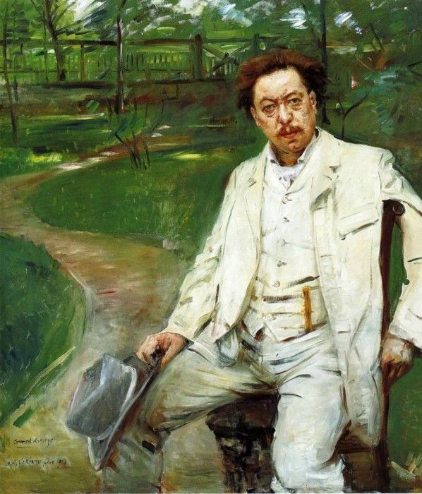 Cointh Lovis Portrait of the Pianist Conrad Ansorge. , 