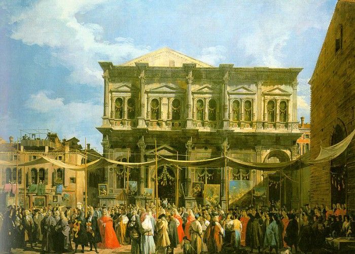 Canaletto Venice  The Feast Day of St. Roch (The Doge Visiti. 