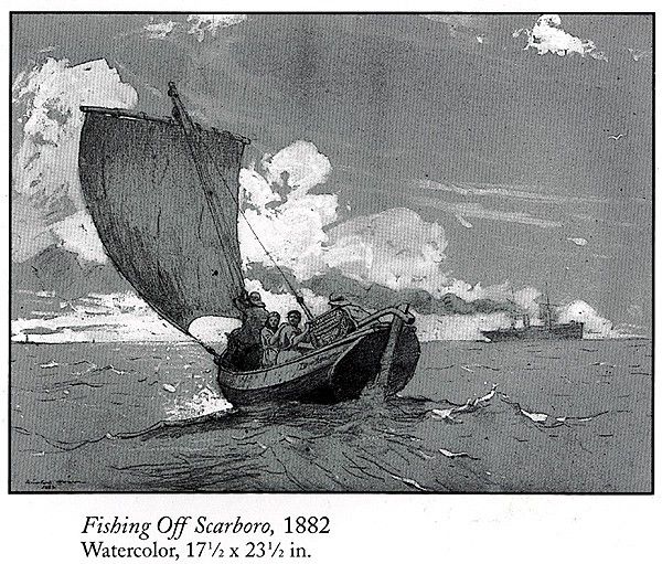 zFox SWD WH 03 Fishing Off Scarboro 1882. , 