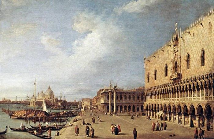 Canaletto View of the Ducal Palace. 