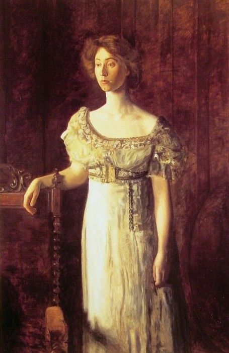 The Old Fashioned Dress-Portrait of Miss Helen Parker. , 