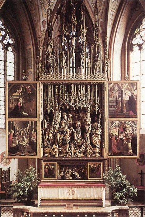 PACHER Michael St Wolfgang Altarpiece. Pacher, 