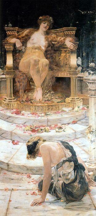 EdwardMatthewHale PsycheAtTheThroneOfVenus 1883. ,  