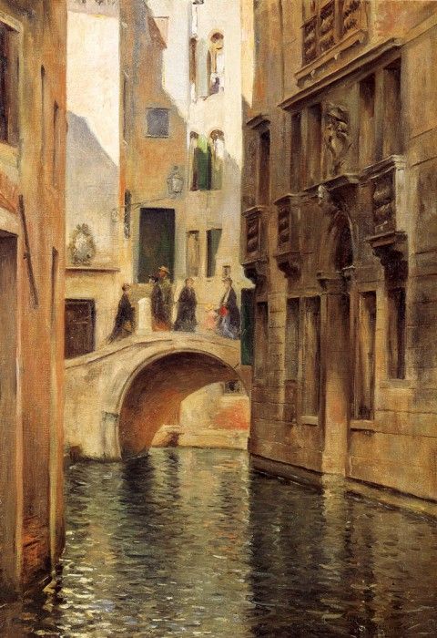 Stewart Julius LeBlanc Venetian Canal. ,  