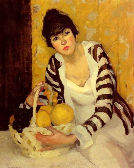 Peterson Jane Girl With Fruit. , 