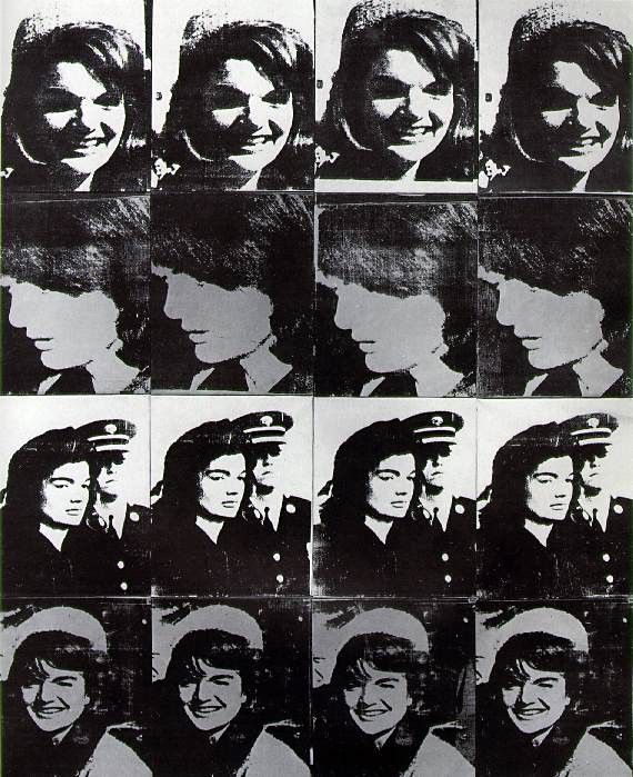Warhol Sixteen Jackies, 1964, Walker Art Center, Minneapolis. , 