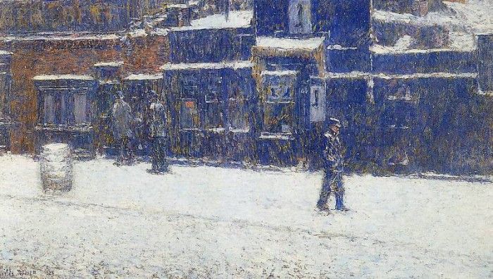 Hassam Childe The errant boy Sun . , 