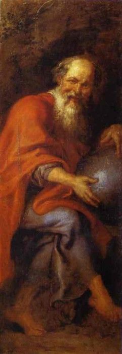 Peter Paul Rubens - Democritus. ,  
