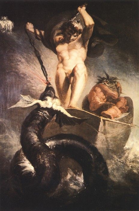 bs-ew-Midgard Serpent [Johann Heinrich Fuseli]. Fuseli,  