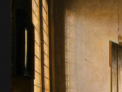 HOOCH,DE THE BEDROOM, 1658-1660, DETALJ 4, NGW. Hooch, Pieter De