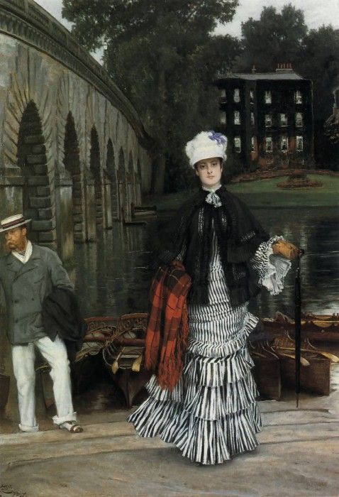 The Return from the Boating Trip. Tissot Jacques Joseph